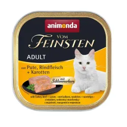 ANIMONDA Vom Feinsten Cat indyk, wołowina, marchewka 100g